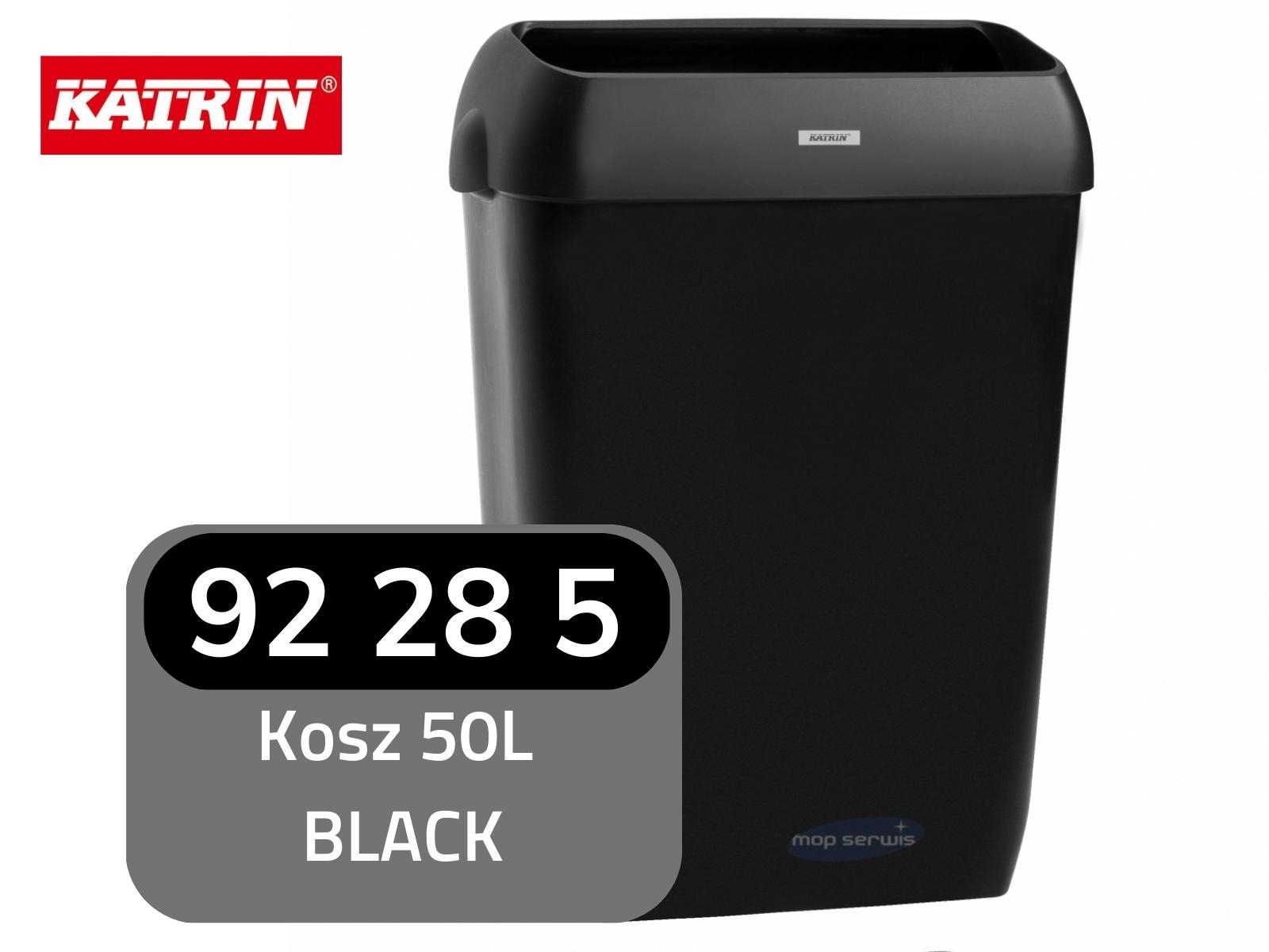 Kosz 50L KATRIN 92285 CZARNY